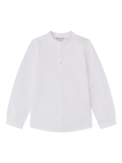 Bonpoint Kids' Poplin Shirt In White