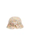 Bonpoint Printed Barrel Cap In Nude