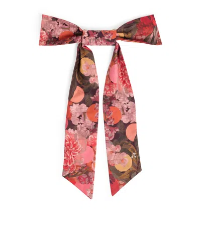 BONPOINT PRINTED BOW HAIR CLIP