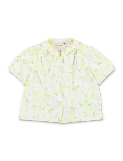Bonpoint Kids'  Printed Cotton Adele Shirt Fot Girls In Multi