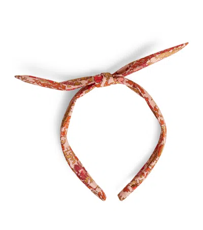 Bonpoint Kids'  Printed Headband In Pink