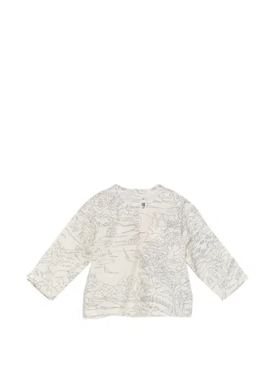 Bonpoint Babies' Printed Shirt In Neutral