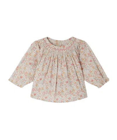 Bonpoint Printed Shirt In Nude