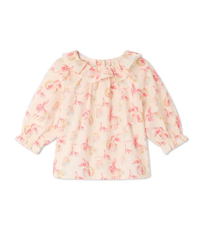 Bonpoint Kids'  Printed Top In Neutral