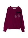 Bonpoint Girls' Anumati Cashmere Sweater - Little Kid, Big Kid In Purple
