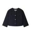Bonpoint Quilted Jacket In Blue