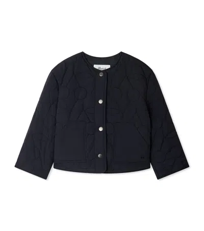 Bonpoint Kids' Quilted Jacket In Blue