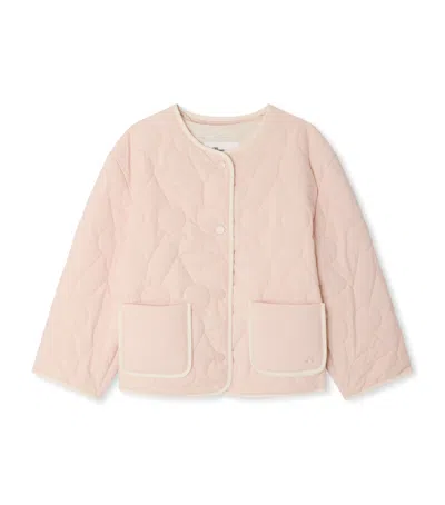 Bonpoint Kids' Quilted Jacket In Pink