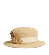 Bonpoint Raffia Hat In Brown