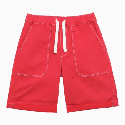 Bonpoint Red Cotton Short