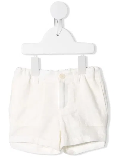 Bonpoint Babies' Relaxed Fit Shorts In White