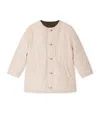 Bonpoint Quilted Reversible Coat In Neutral