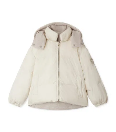 Bonpoint Kids' Reversible Jolie Down Jacket In White