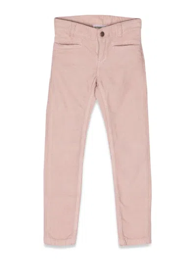 Bonpoint Kids' Ribbed Brook Pants In Pink
