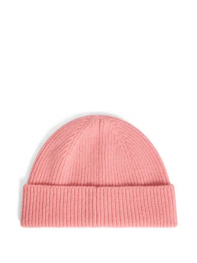 Bonpoint Kids' Ribbed Cashmere Beanie In Pink