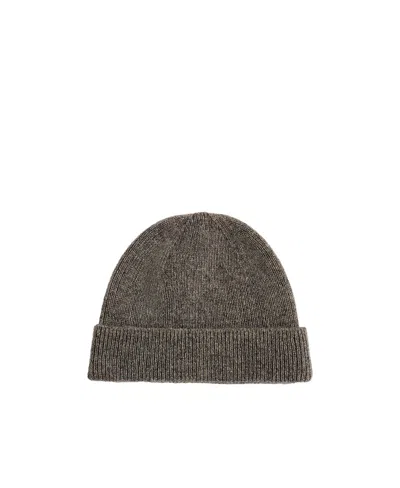 Bonpoint Ribbed-knit Cashmere Beanie In Green