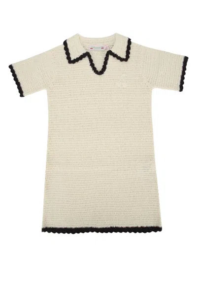 Bonpoint Kids' Robe Elanie In Ecru