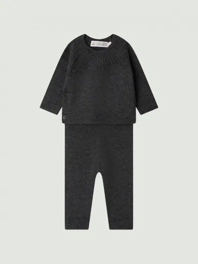Bonpoint Babies' Romper  Kids Color Grey In Black