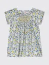 Bonpoint Woman Baby Dress Light Grey Size 18 Cotton In Multicolor