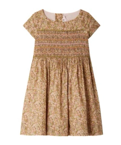 Bonpoint Round Neck Dress In Multi