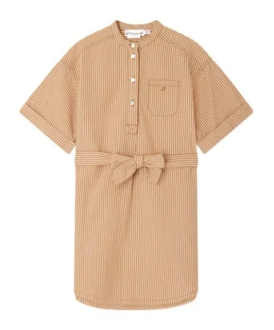 Bonpoint Round-neck Dress In Nude