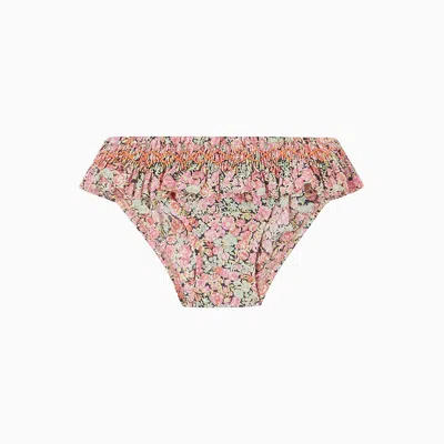 Bonpoint Babies' Sardaigne Floral-print Bikini Bottoms In Multicolor