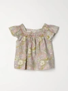 Bonpoint Floral-print Cotton Blouse In Multicolor