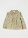 Bonpoint Floral-print Ruffled Blouse In Green