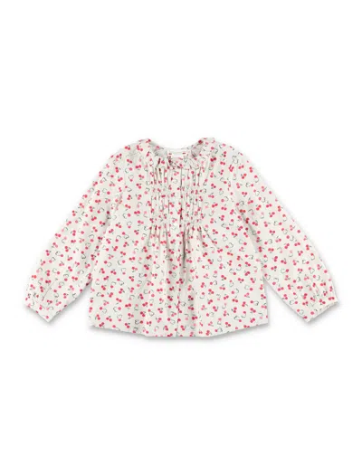 Bonpoint Kids' Cherry Shirt In Multicolour