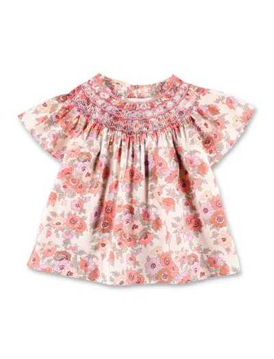 Bonpoint Kids' Shirt Flower In Pink