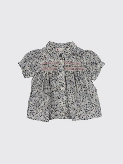 Bonpoint Babies' Shirt  Kids Color Blue In Gray