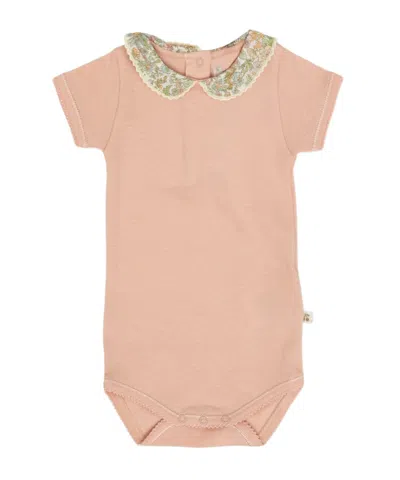 Bonpoint Short-sleeve Bodysuit In Nude