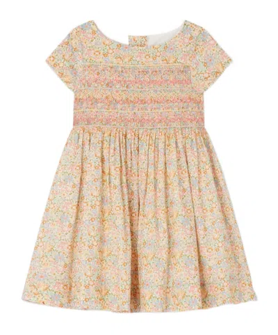 Bonpoint Duchesse Cotton Dress In Nude