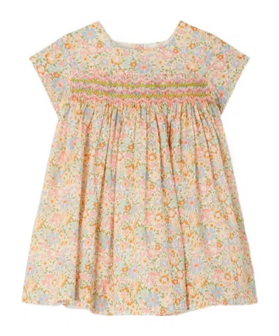 Bonpoint Short Sleeve Dress In Nude