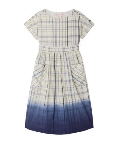 Bonpoint Short-sleeved Dress In Gray