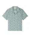 Bonpoint Short-sleeved Shirt In Blue