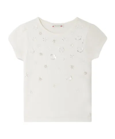Bonpoint Kids' Short-sleeved T-shirt In White