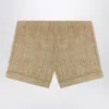 Bonpoint Shorts Ecady Brown In Cotton In Brown