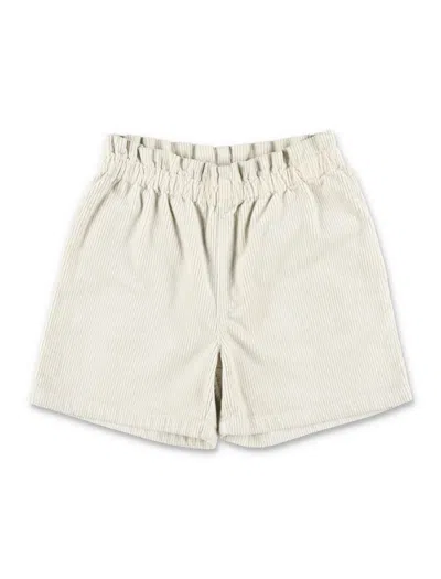 Bonpoint Kids' Milly Cotton Shorts In Natural