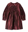 Bonpoint Silk Jeanne Dress In Red