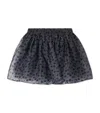 Bonpoint Cherry-print Skirt In Black