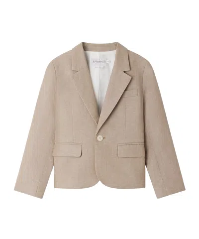 Bonpoint Kids' Single-breasted Blazer In Nude