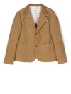 Bonpoint Single-breasted Cotton-corduroy Blazer In Brown