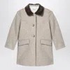 Bonpoint Single Breasted Wool Blend Coat