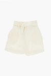 Bonpoint Single Pleat Nath Shorts With Belt
