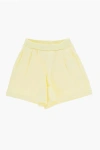 Bonpoint Single-pleated Brushed Cotton Cornelia Shorts