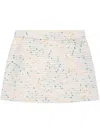 Bonpoint Tonka Tweed Mini Skirt In Multicolor