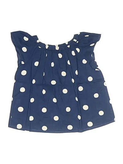 Pre-owned Bonpoint Kids' Sleeveless Blouse In Blue