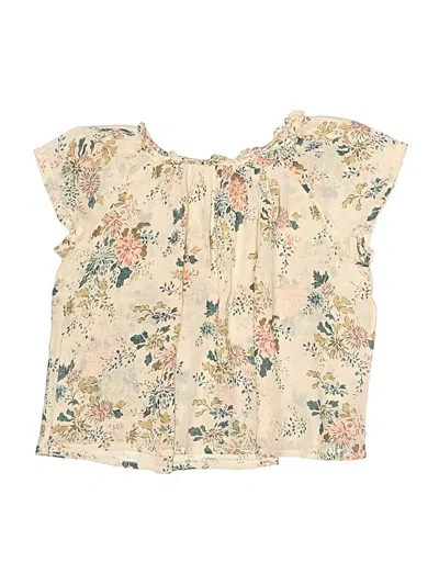 Pre-owned Bonpoint Kids' Sleeveless Blouse In White