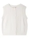 Bonpoint White Jobolene Vest In White